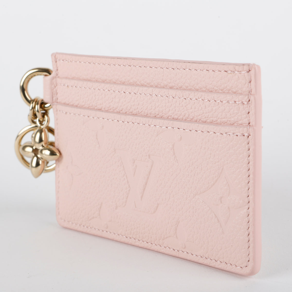 Charms Card Holder, Pink Emprente