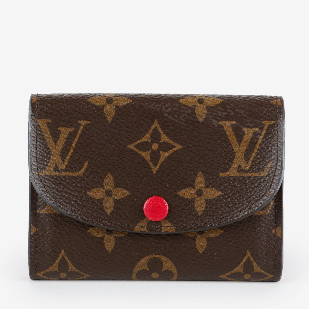 Rosalie Coin Purse, Monogram Fuchsia
