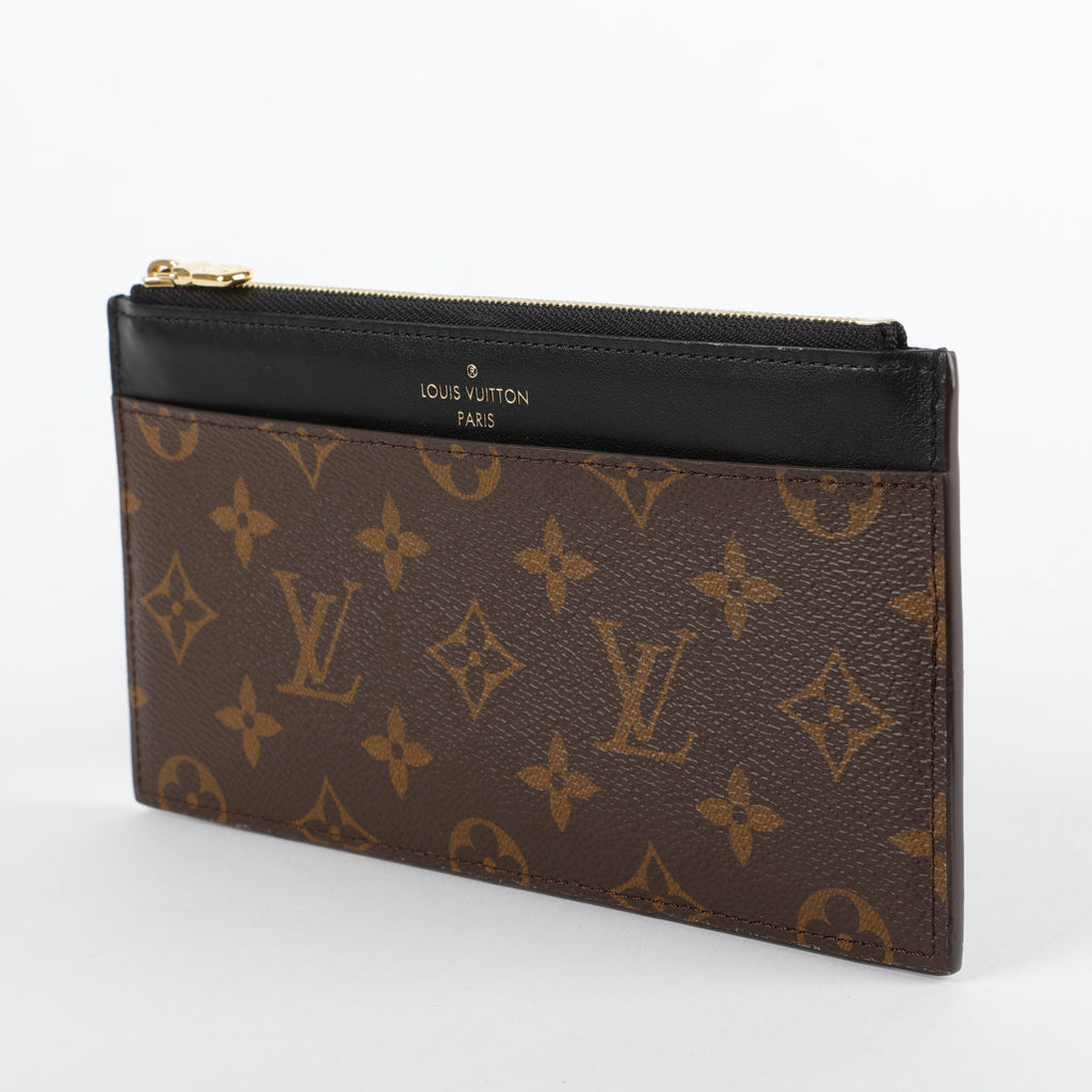 Slim Purse, Monogram Black