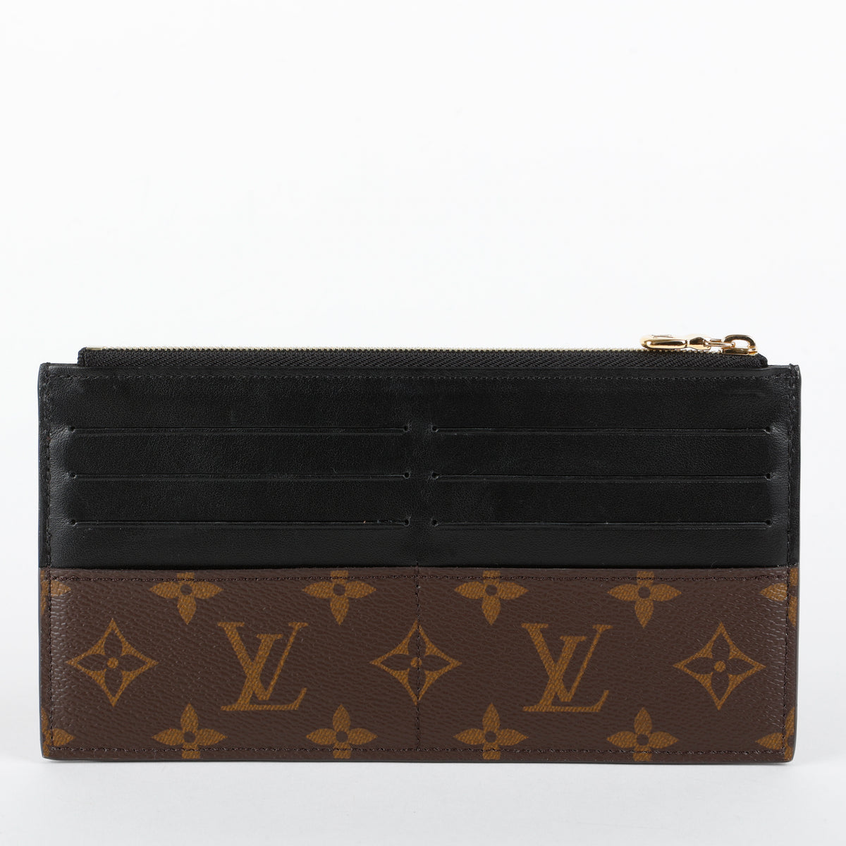 Slim Purse, Monogram Black