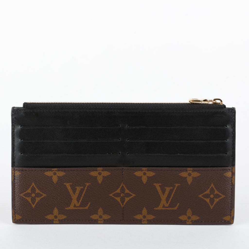 Slim Purse, Monogram Black