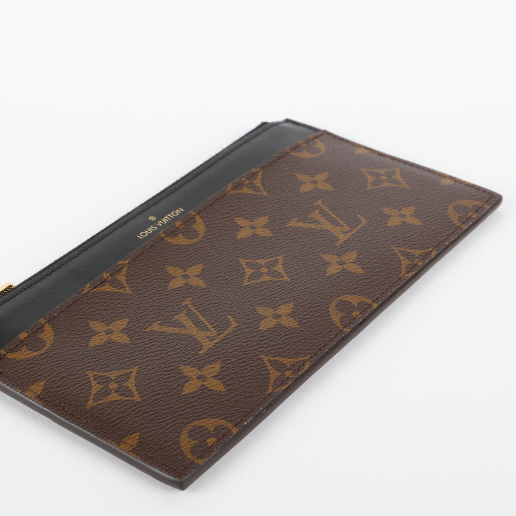 Slim Purse, Monogram Black