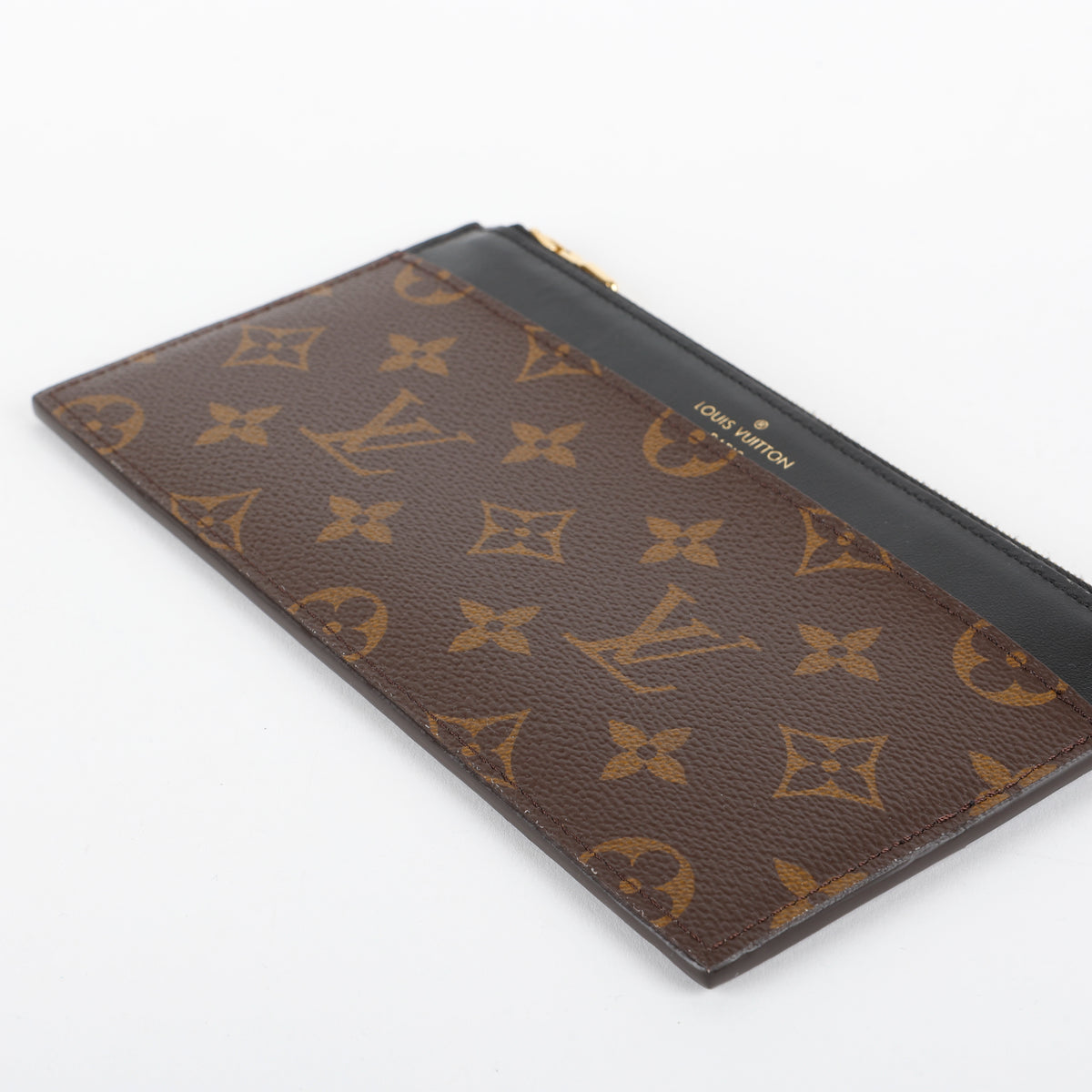 Slim Purse, Monogram Black