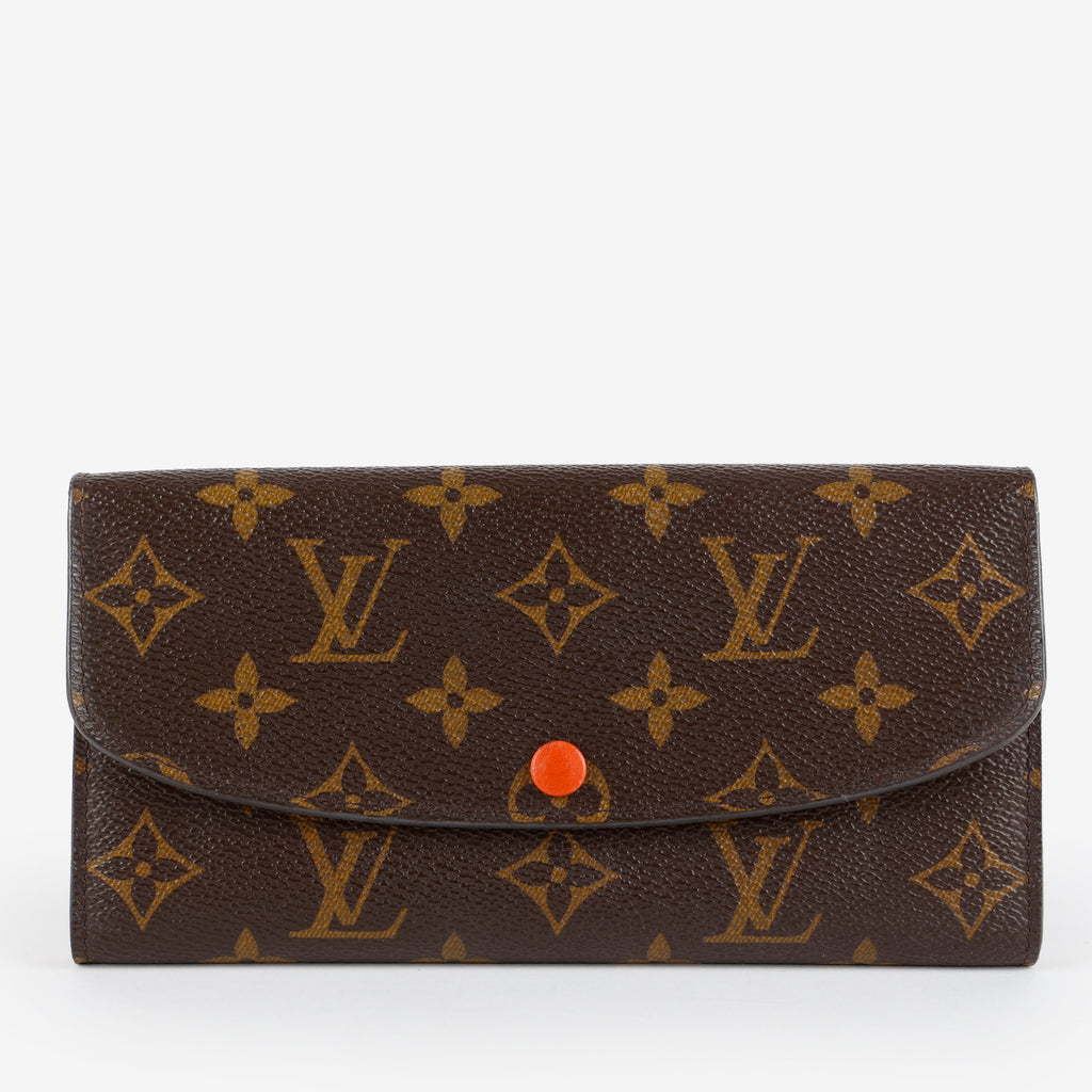 Emilie Wallet, Monogram Orange