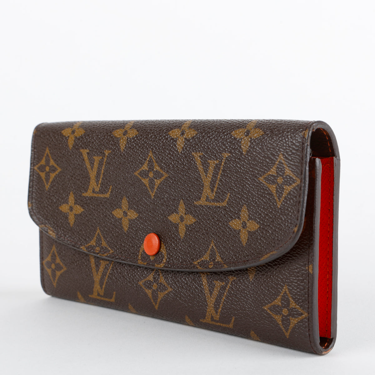 Emilie Wallet, Monogram Orange