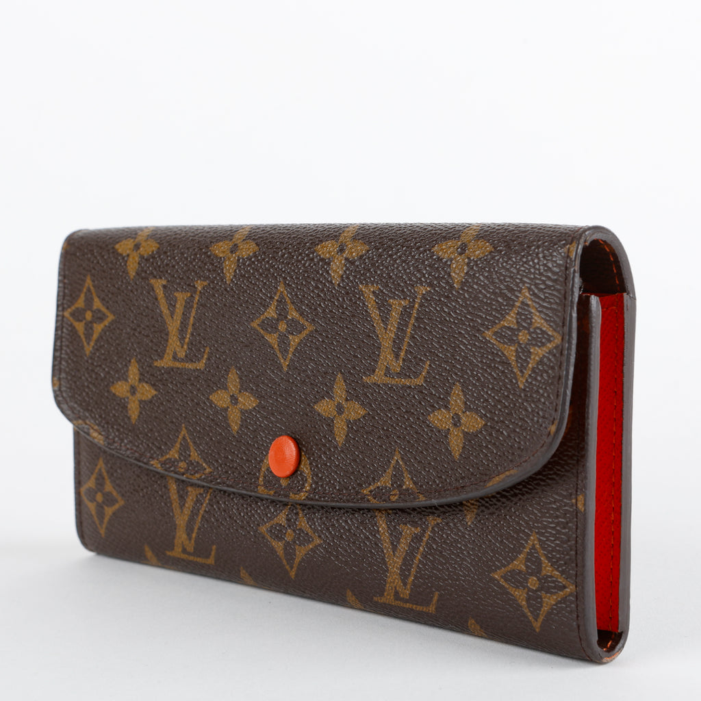Emilie Wallet, Monogram Orange