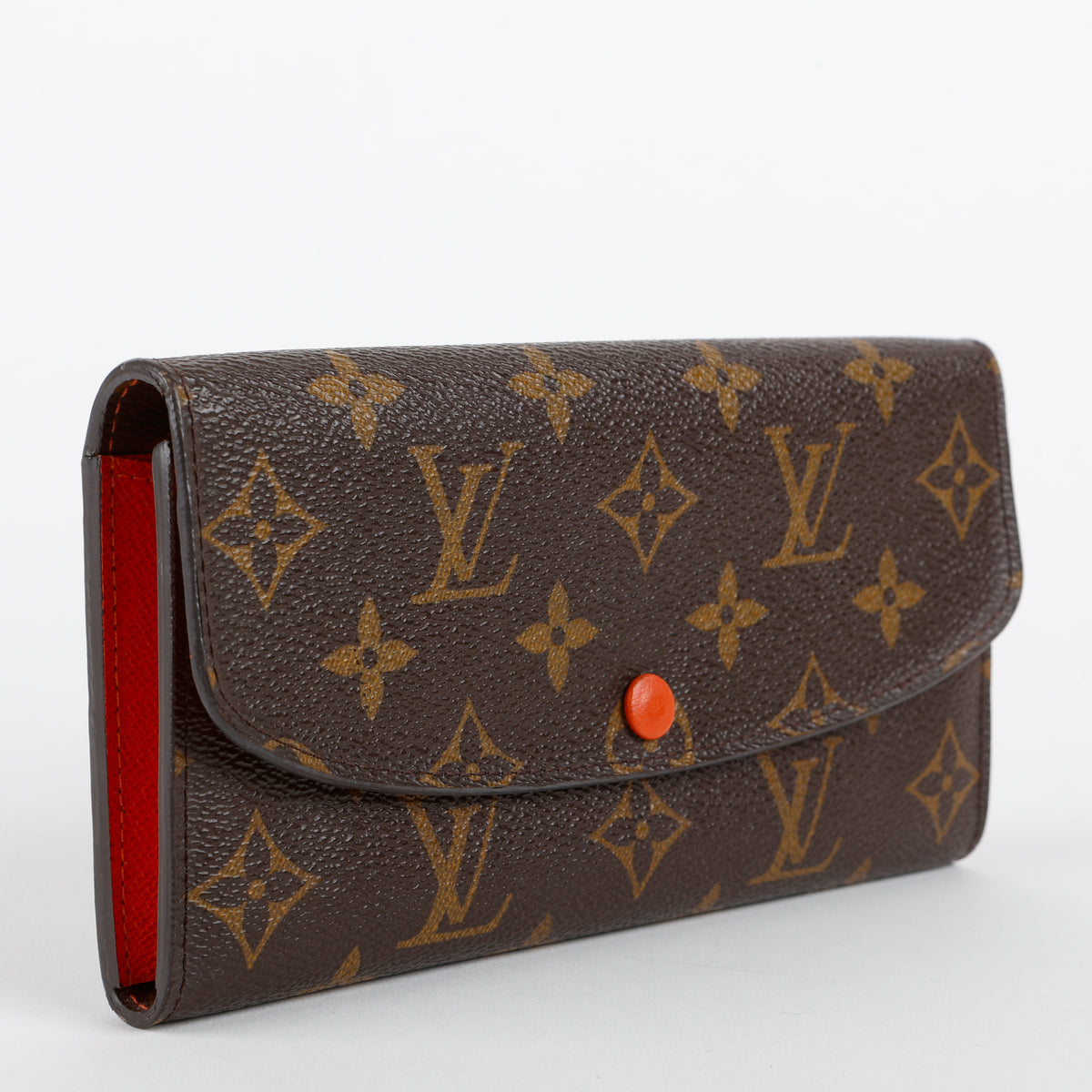 Emilie Wallet, Monogram Orange