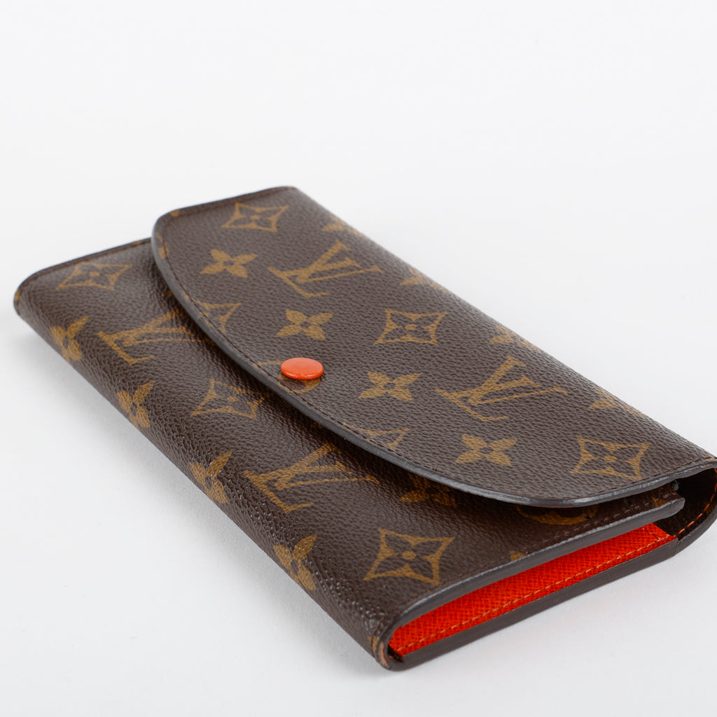 Emilie Wallet, Monogram Orange