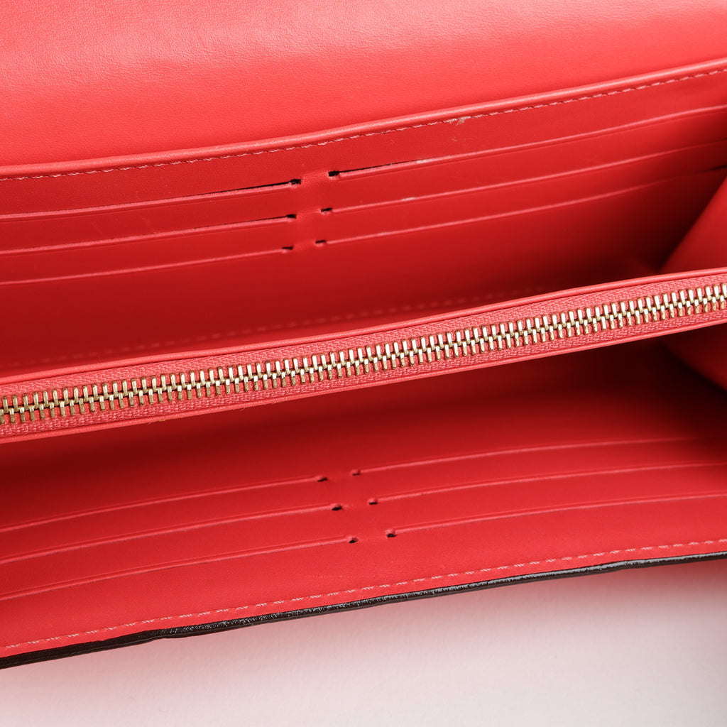Sarah Wallet, Pink Coral Vernis (LKR)