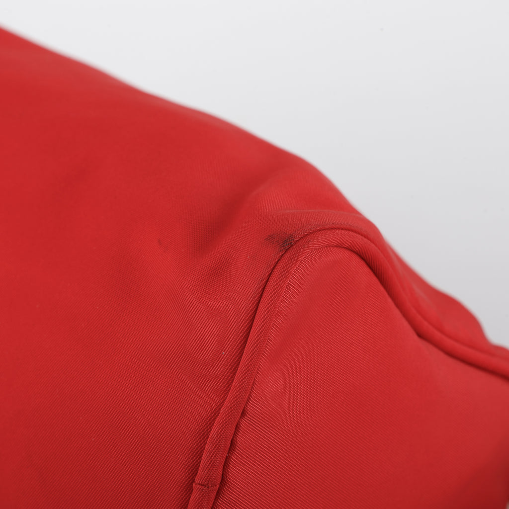 Zip Wristlet, Red Nylon