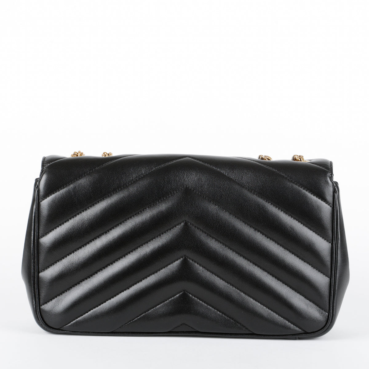 Medium LouLou (NM) Black Lambskin GHW