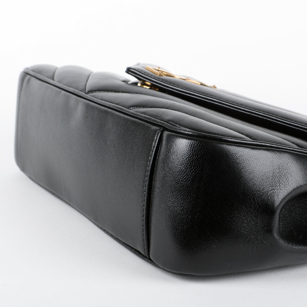 Medium LouLou (NM) Black Lambskin GHW