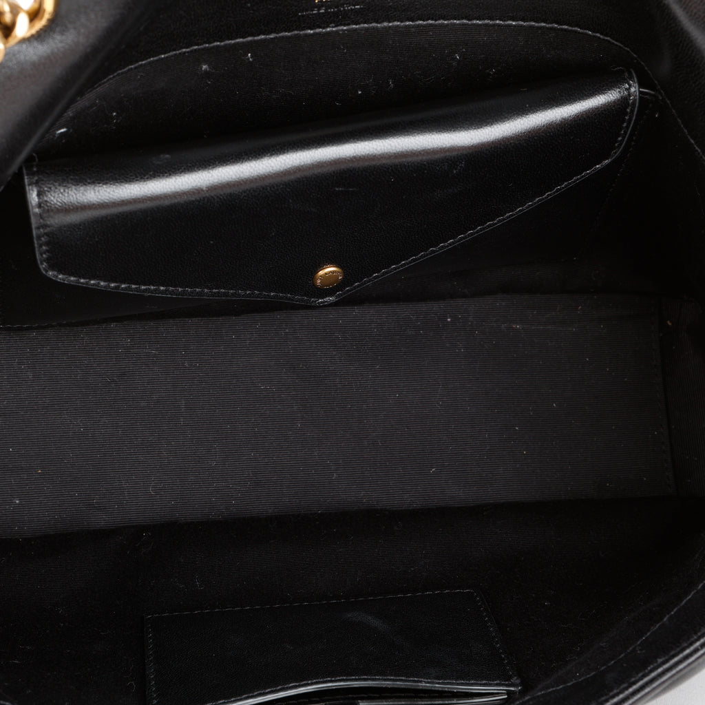 Medium LouLou (NM) Black Lambskin GHW