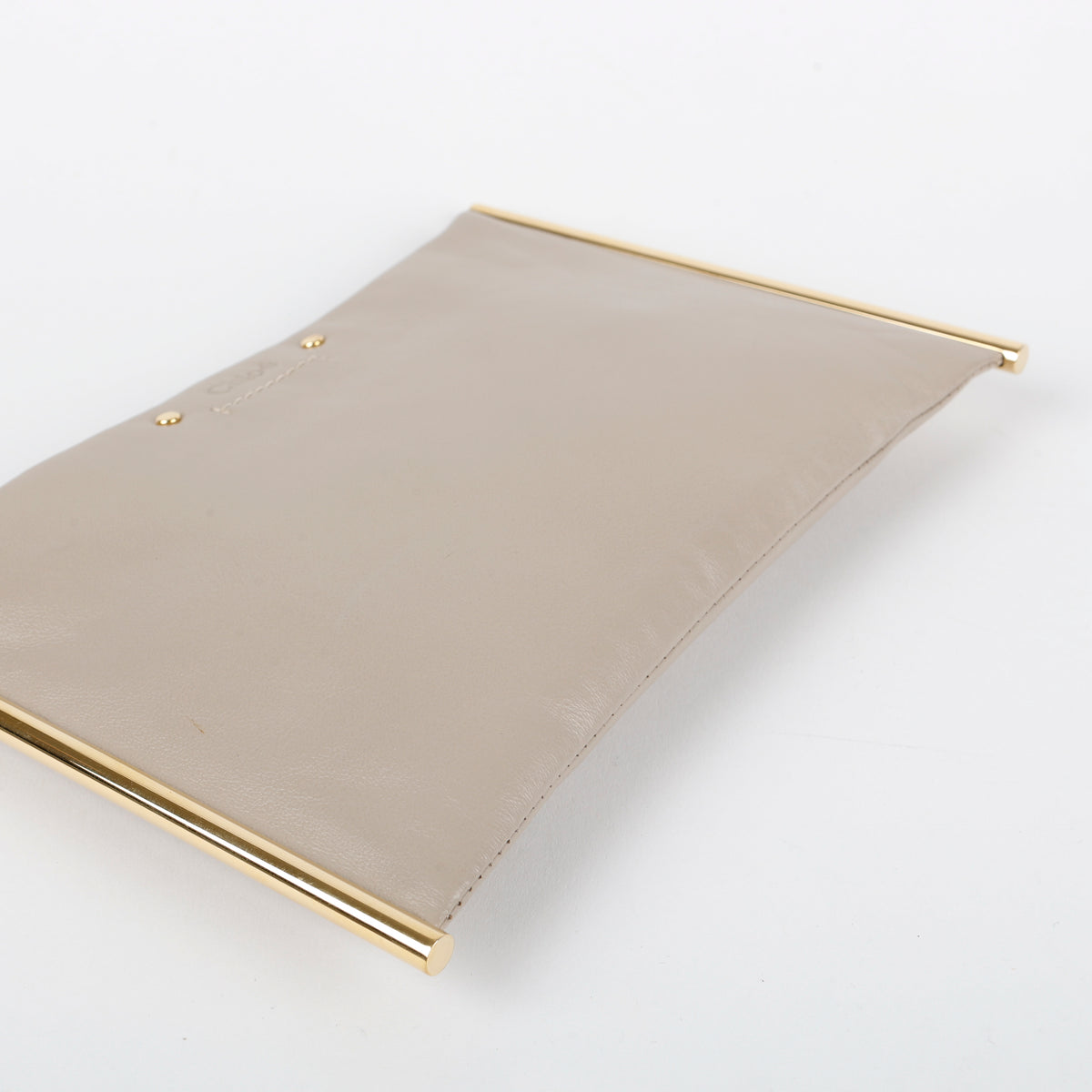 Mini Roy Clutch on Chain, Motty Gray