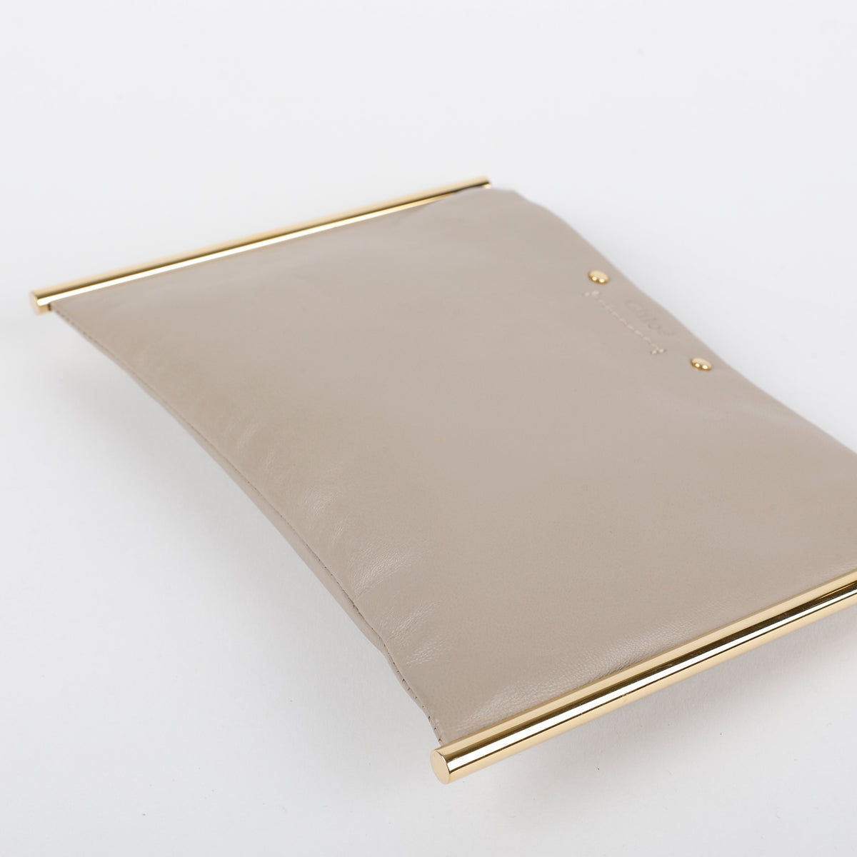 Mini Roy Clutch on Chain, Motty Gray