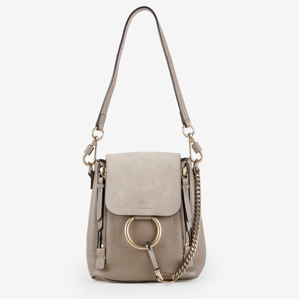 Mini Faye Backpack, Motty Grey