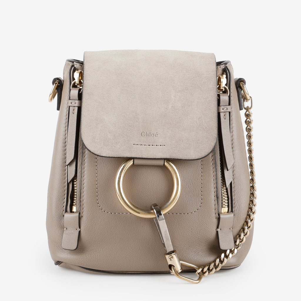 Mini Faye Backpack, Motty Grey