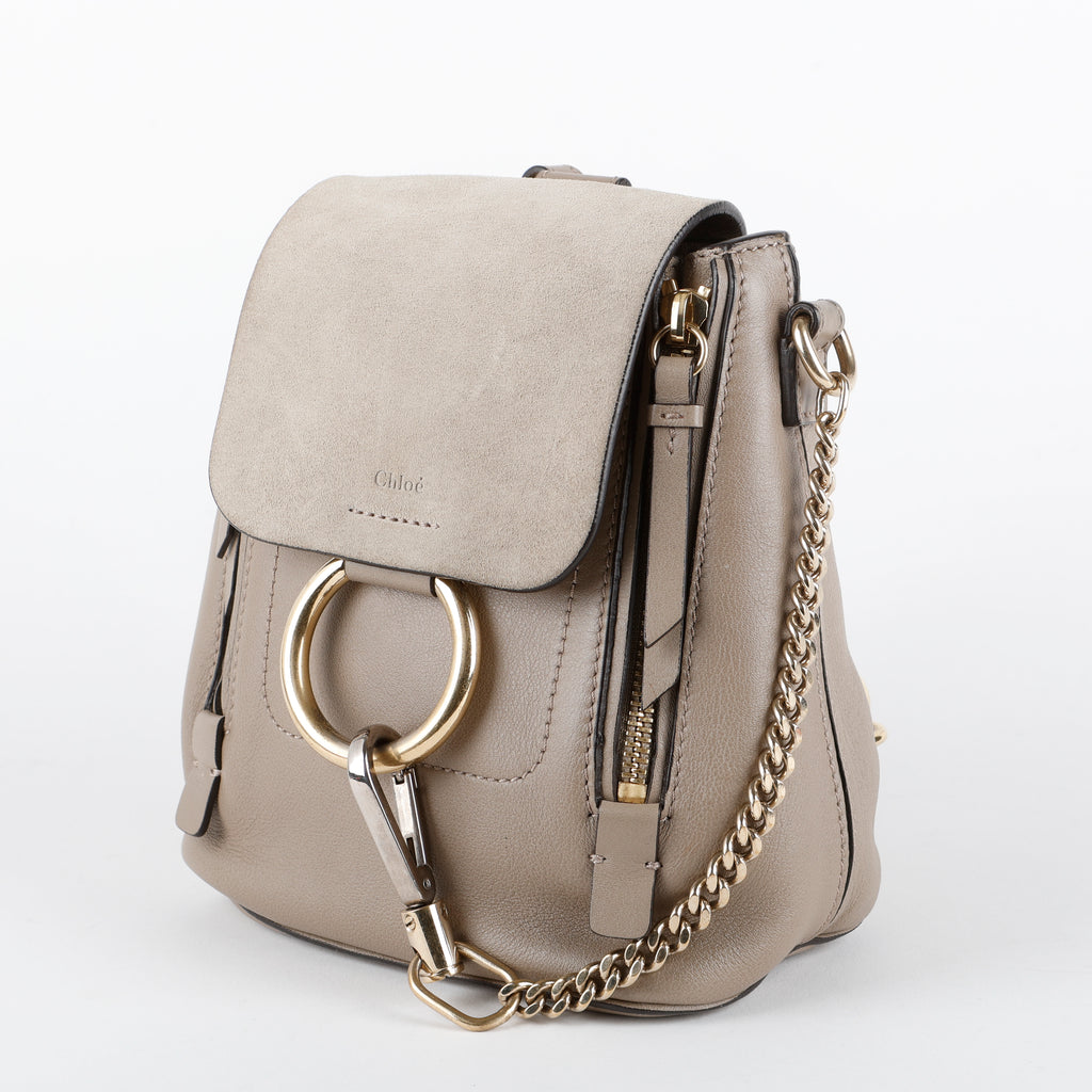 Mini Faye Backpack, Motty Grey