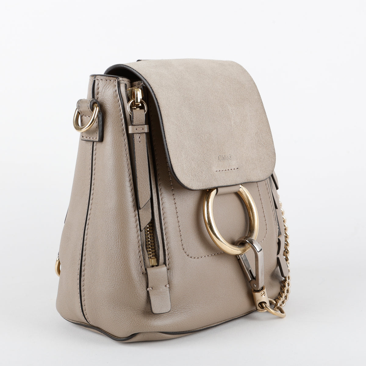Mini Faye Backpack, Motty Grey