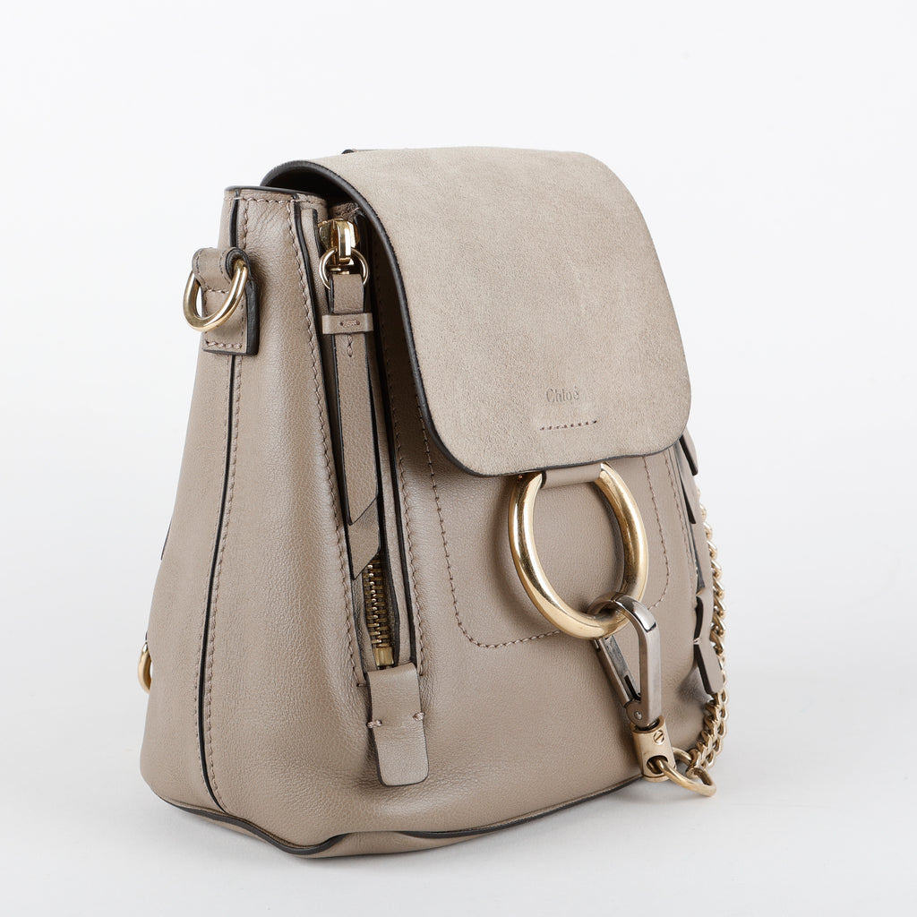 Mini Faye Backpack, Motty Grey