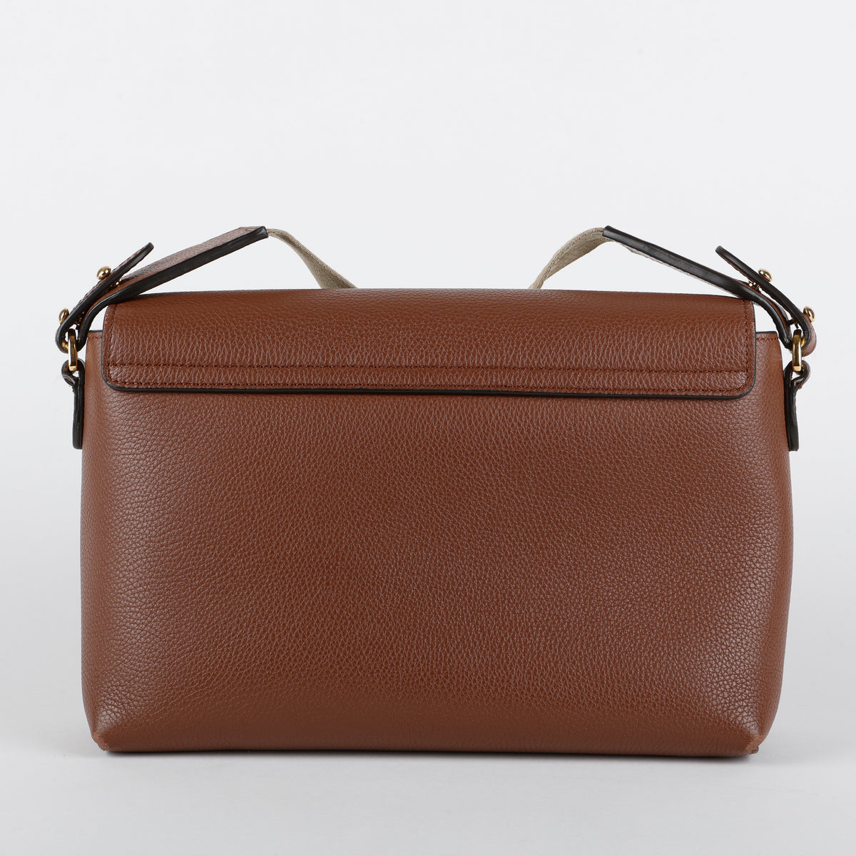 Vintage Medium Note Crossbody, Brown/Checked