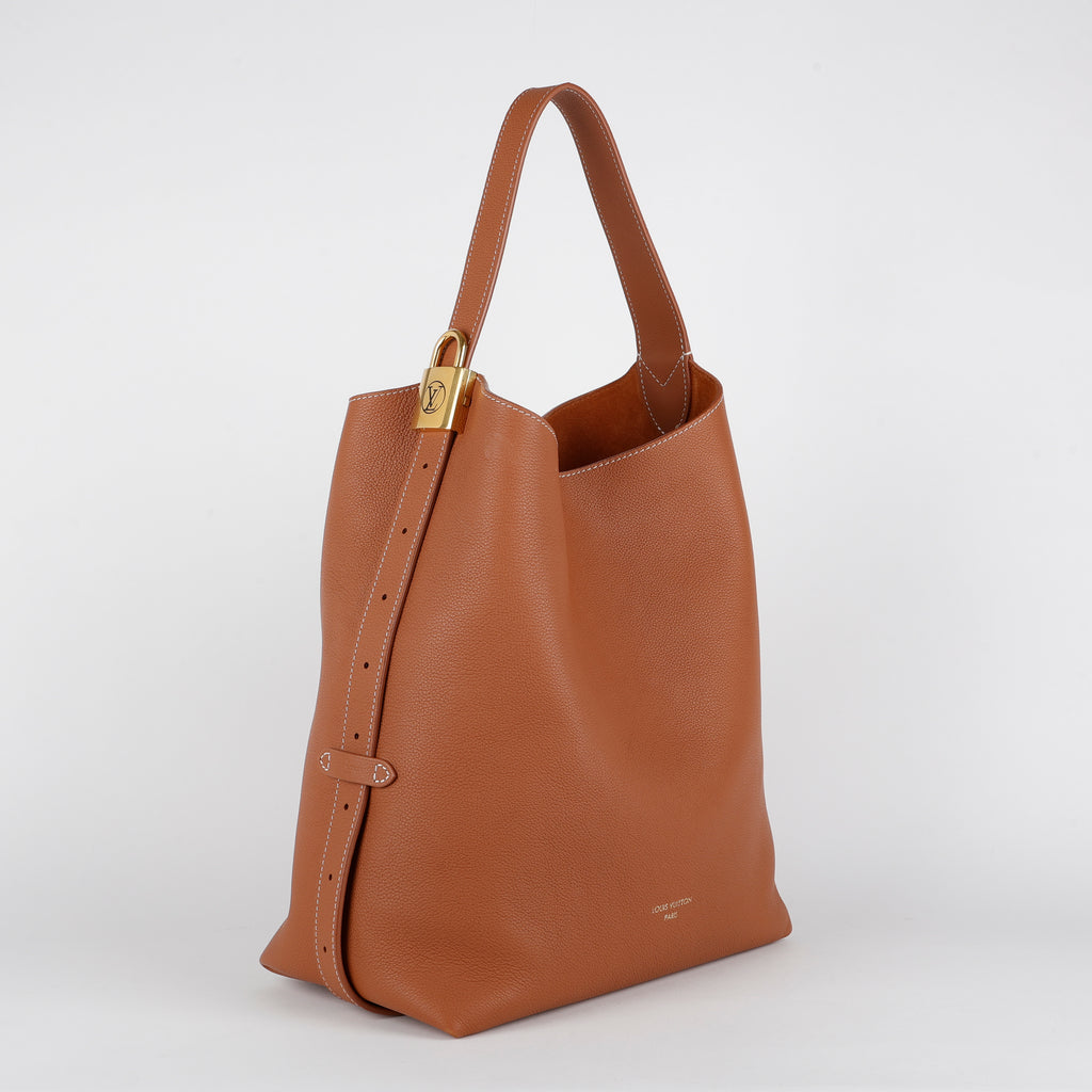 LowKey Hobo MM, Cognac Calfskin
