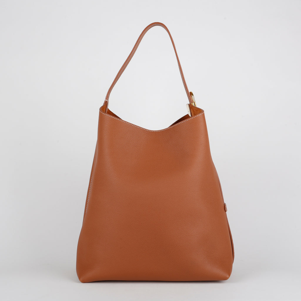 LowKey Hobo MM, Cognac Calfskin