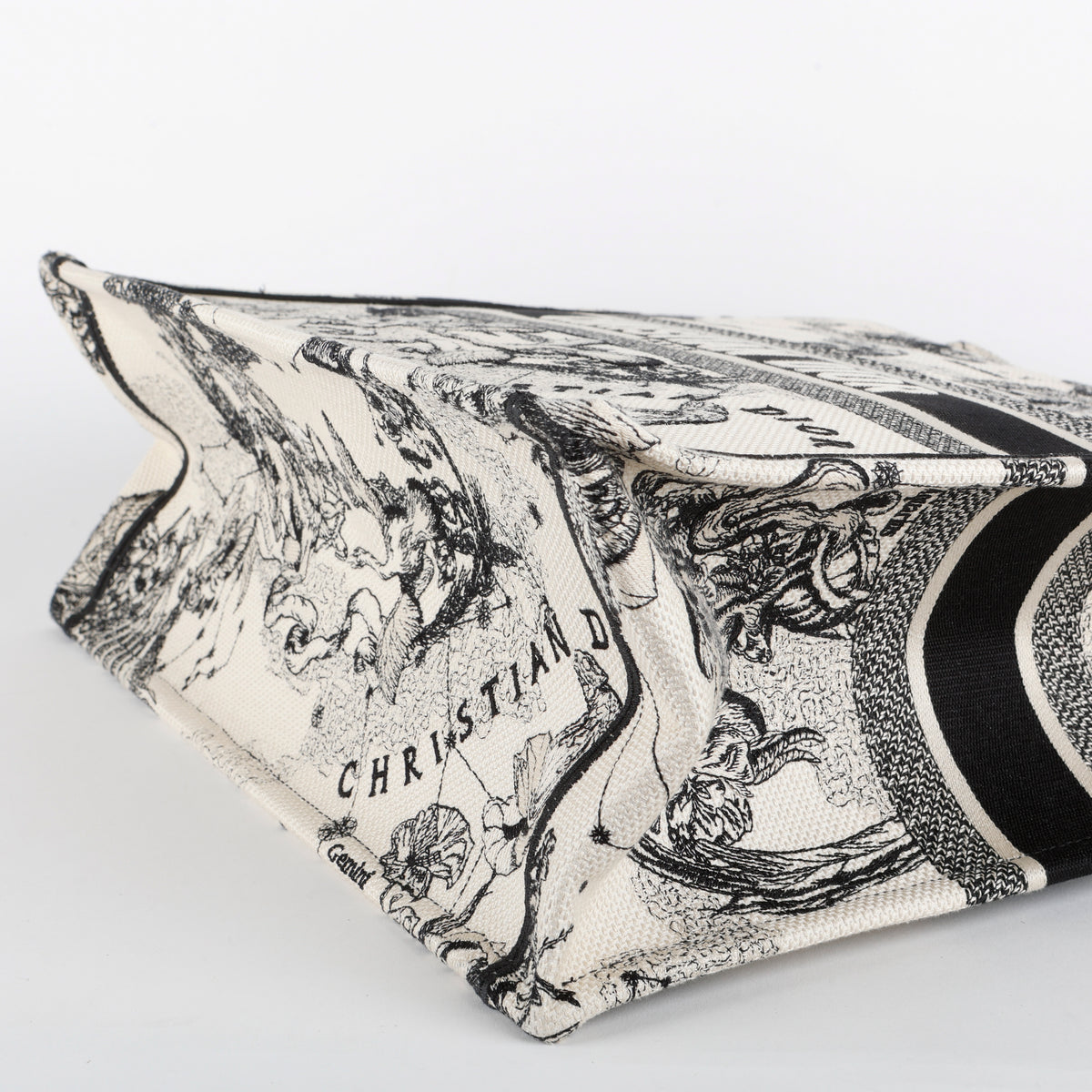 Large Book Tote, Zodiac Toile Canvas