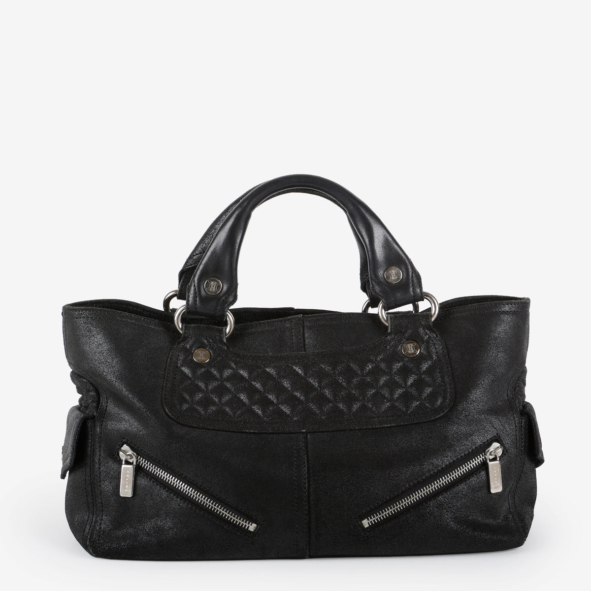 Boogie Zip Bag, Black Calfskin
