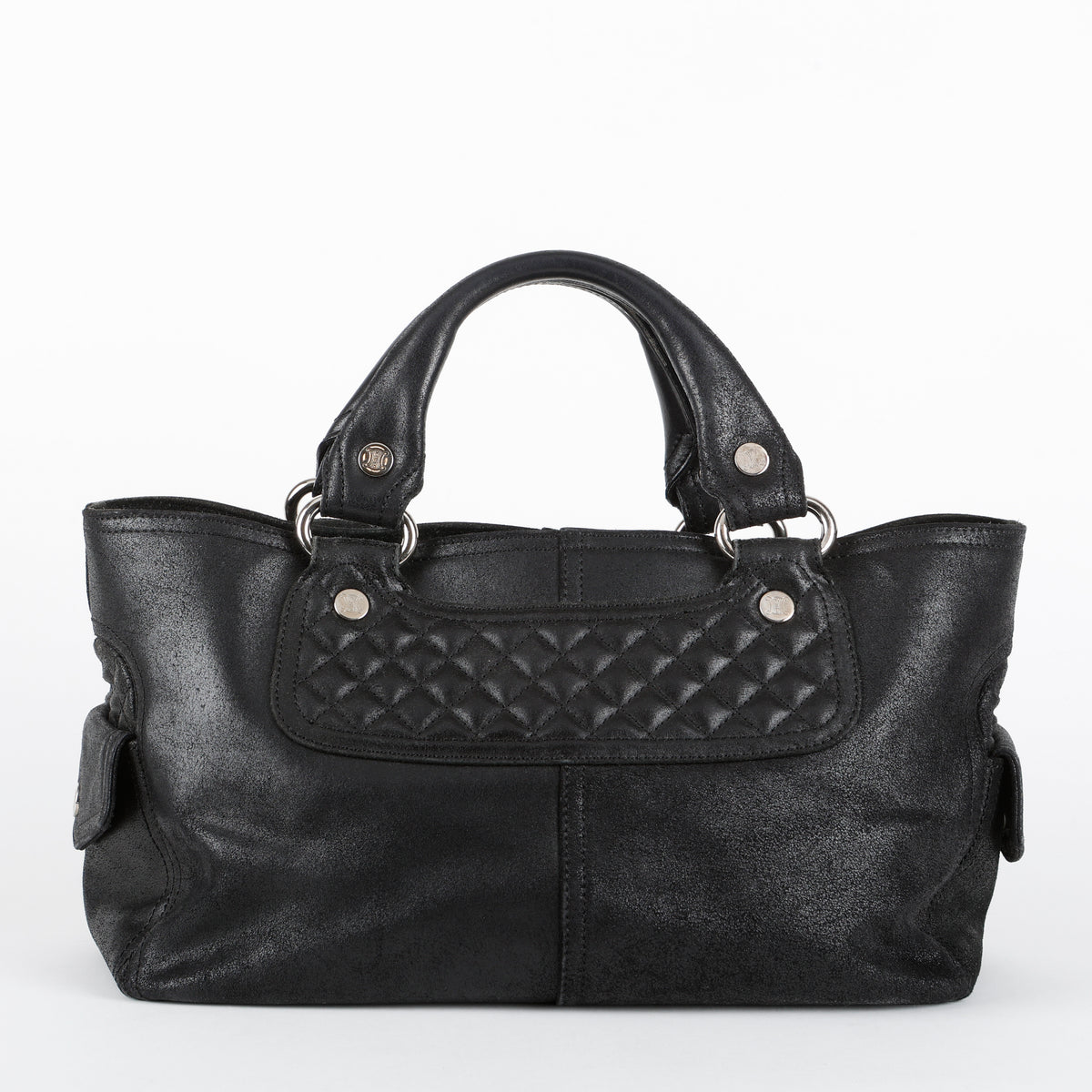 Boogie Zip Bag, Black Calfskin
