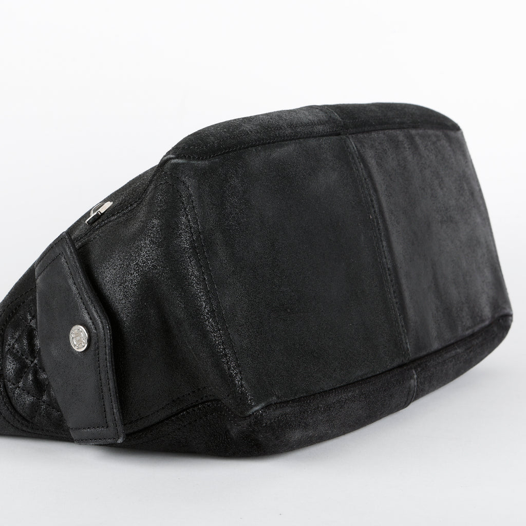 Boogie Zip Bag, Black Calfskin