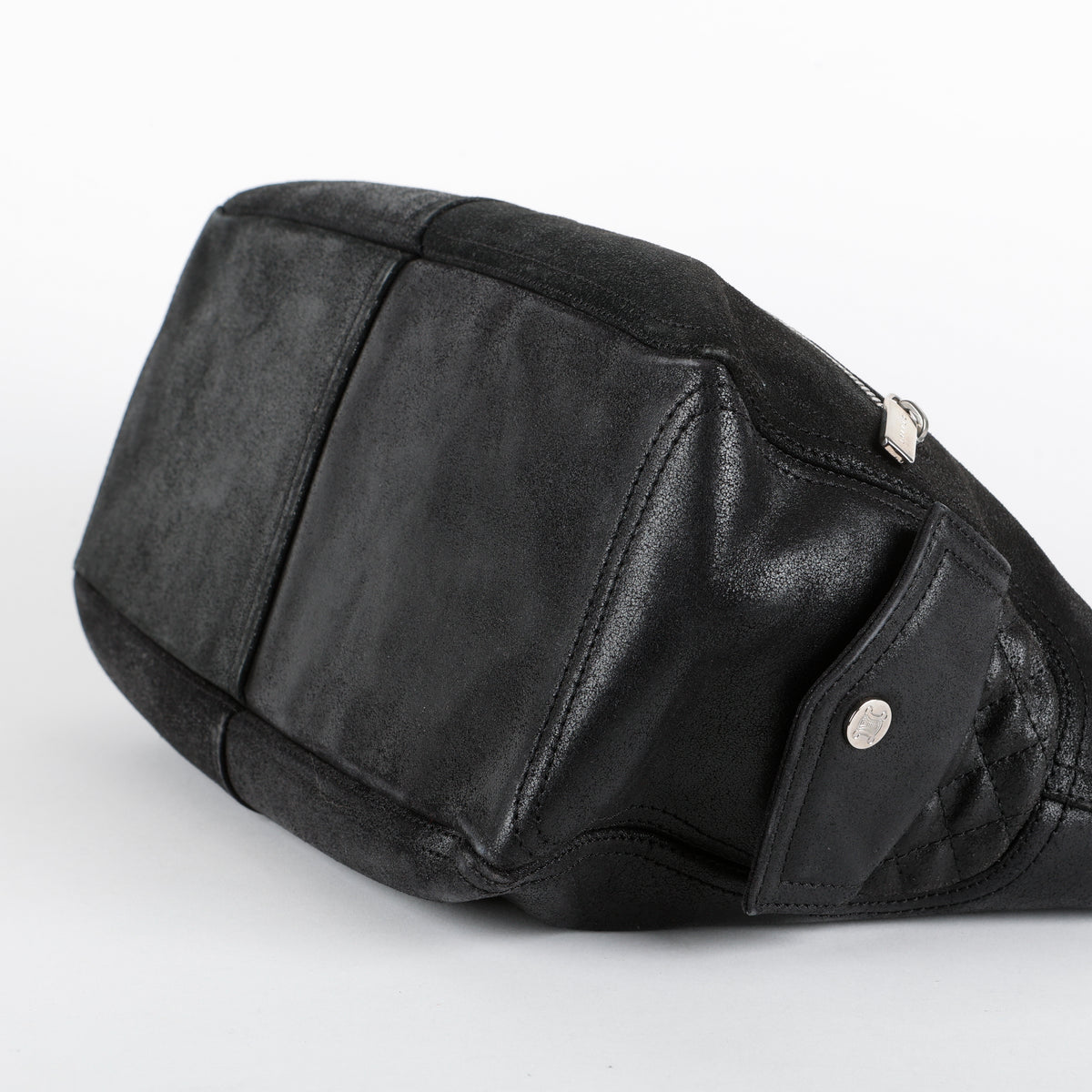 Boogie Zip Bag, Black Calfskin