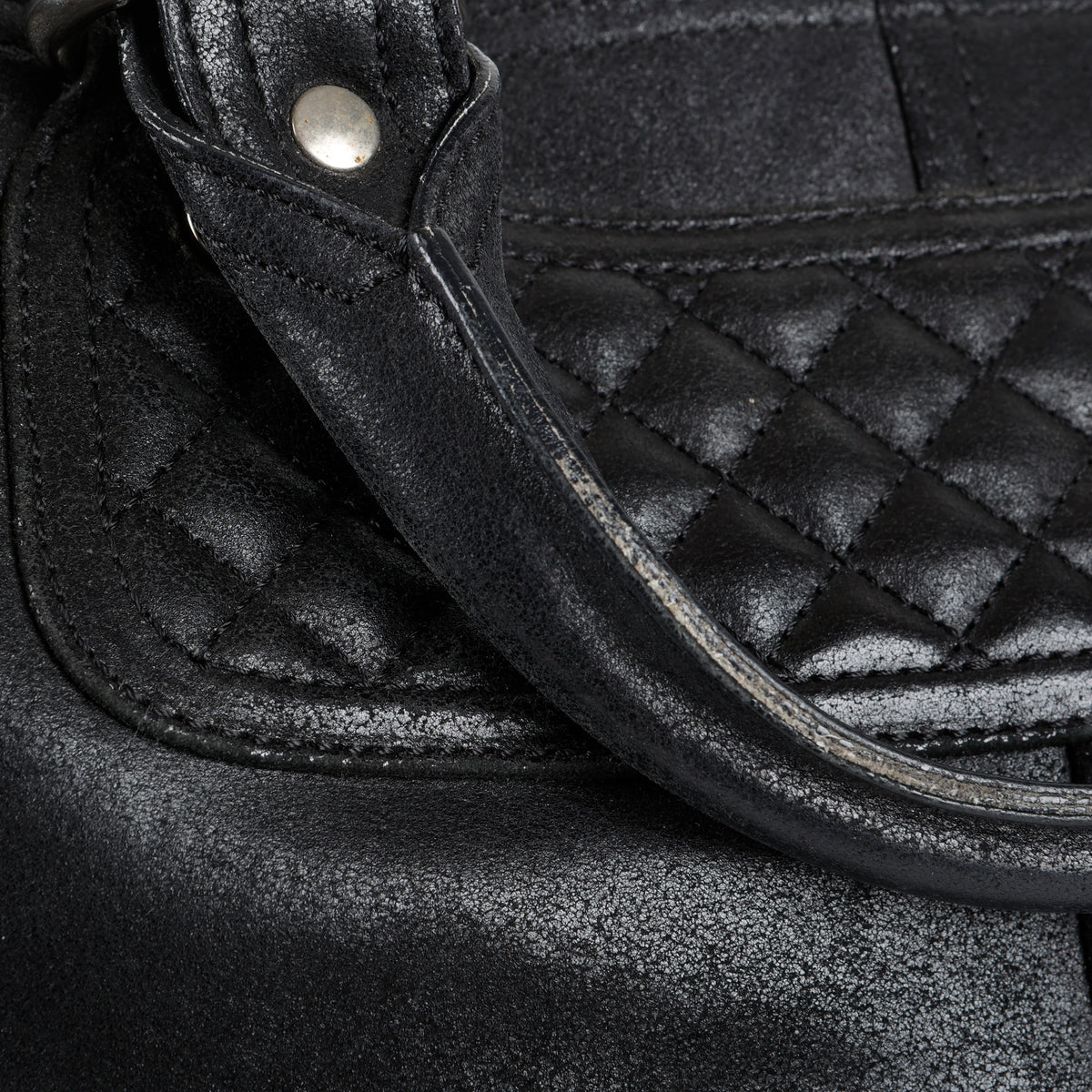Boogie Zip Bag, Black Calfskin