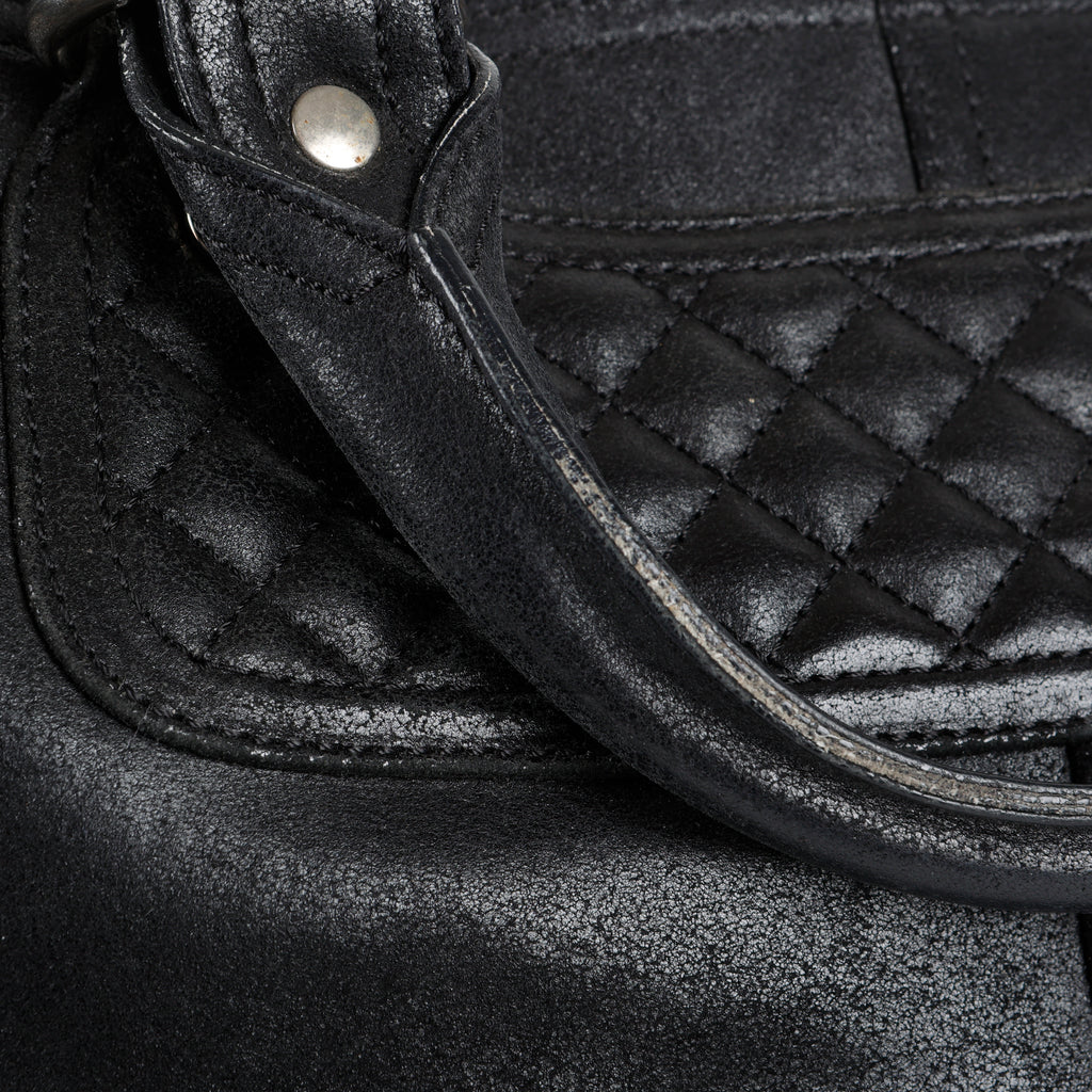 Boogie Zip Bag, Black Calfskin