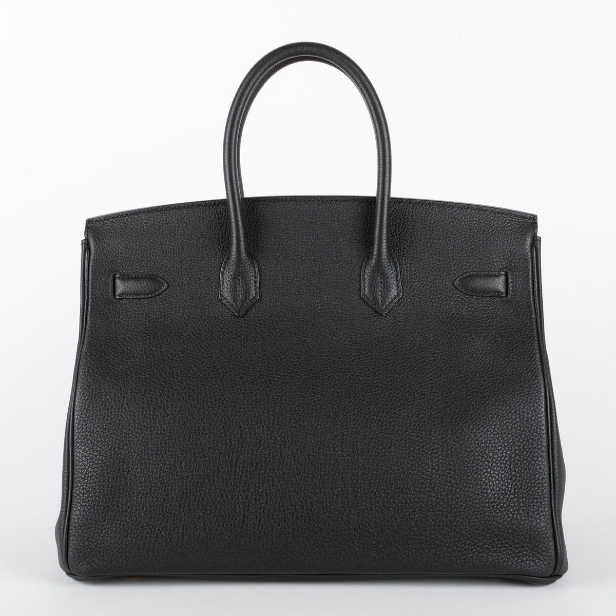 Birkin 35, Noir Togo Rose Gold Hardware