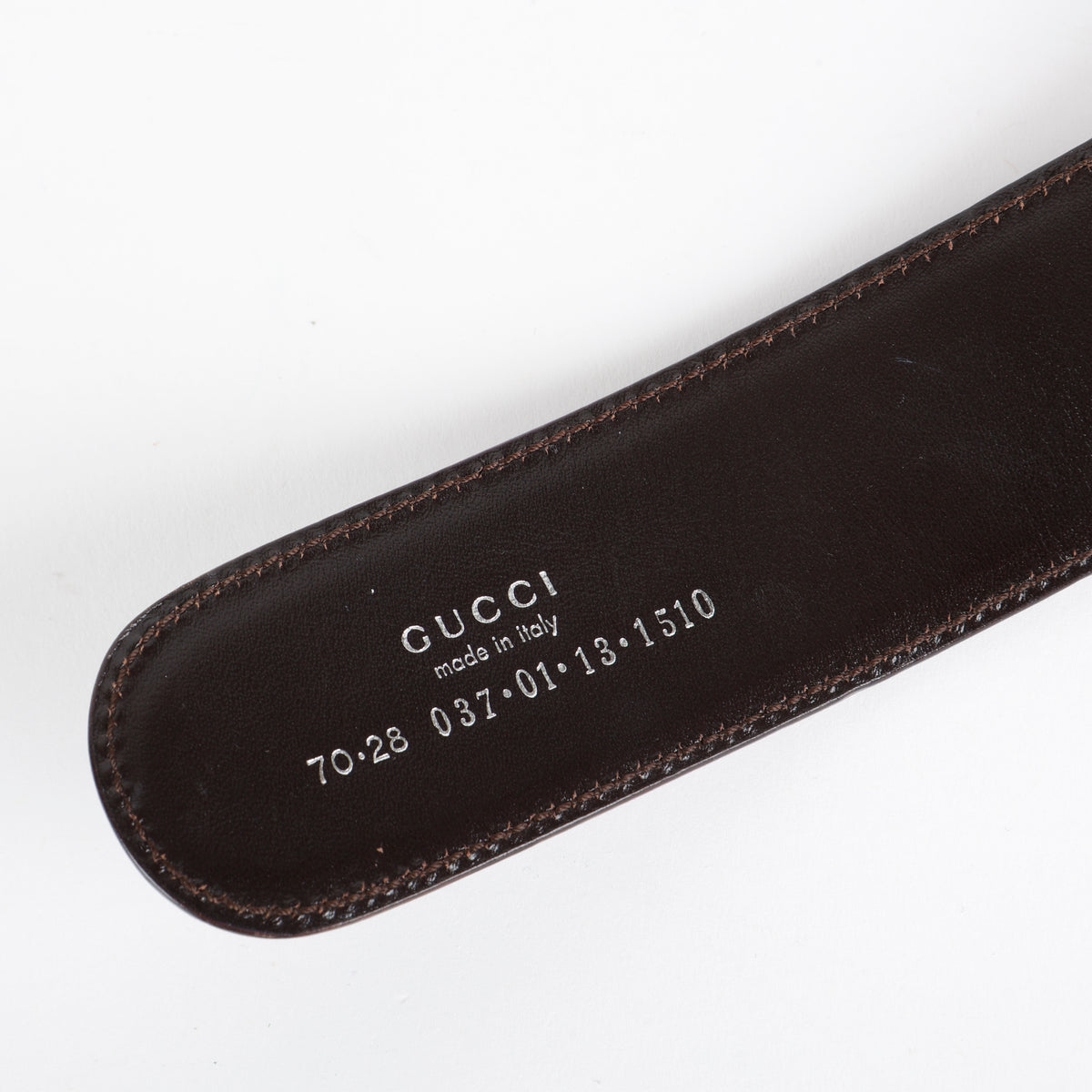 Brown Interlocking GG Belt Size: 70