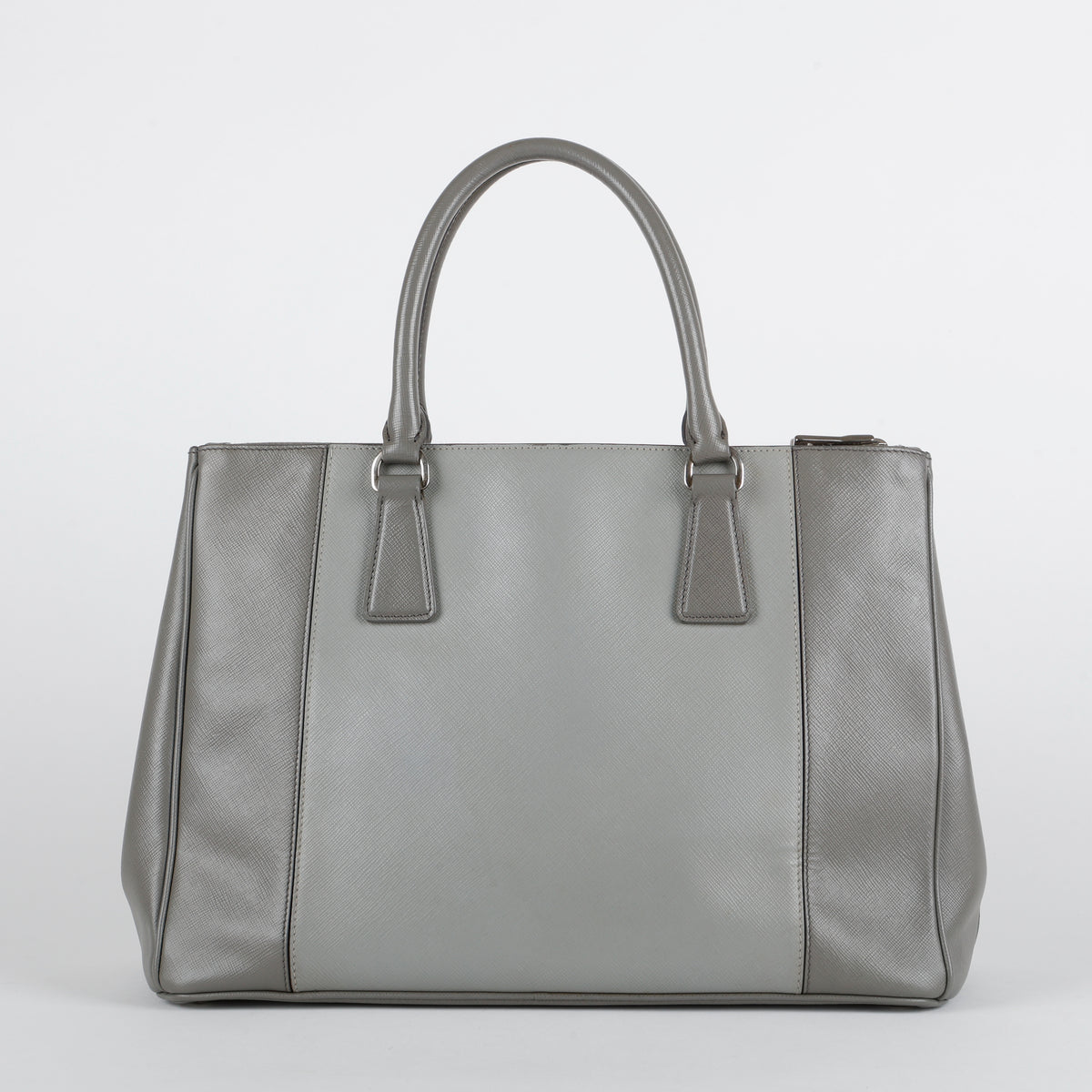 Medium Colorblock Double Zip Galleria, Grey (missing strap)
