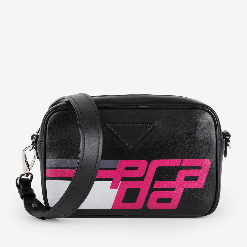 City Calf Racing Bandoliera Bag, Black