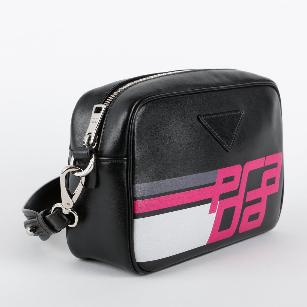 City Calf Racing Bandoliera Bag, Black