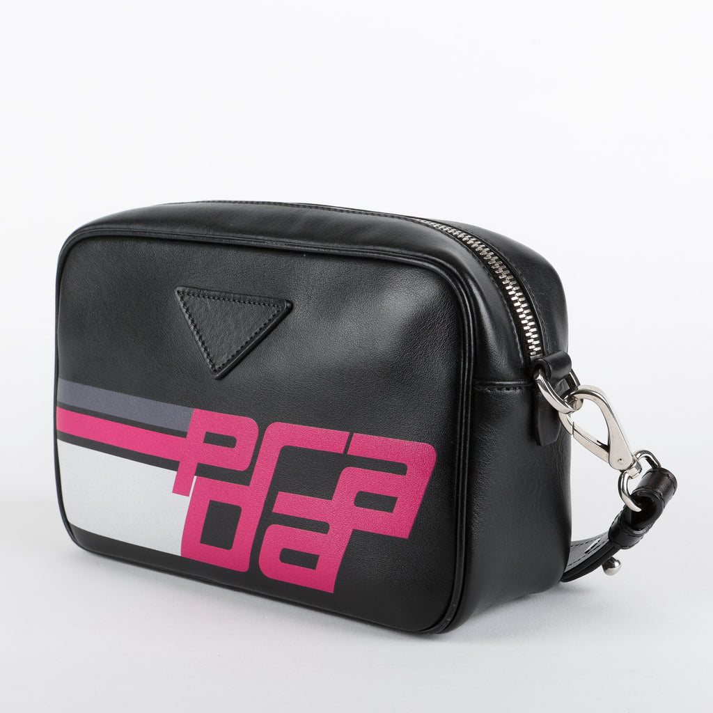 City Calf Racing Bandoliera Bag, Black