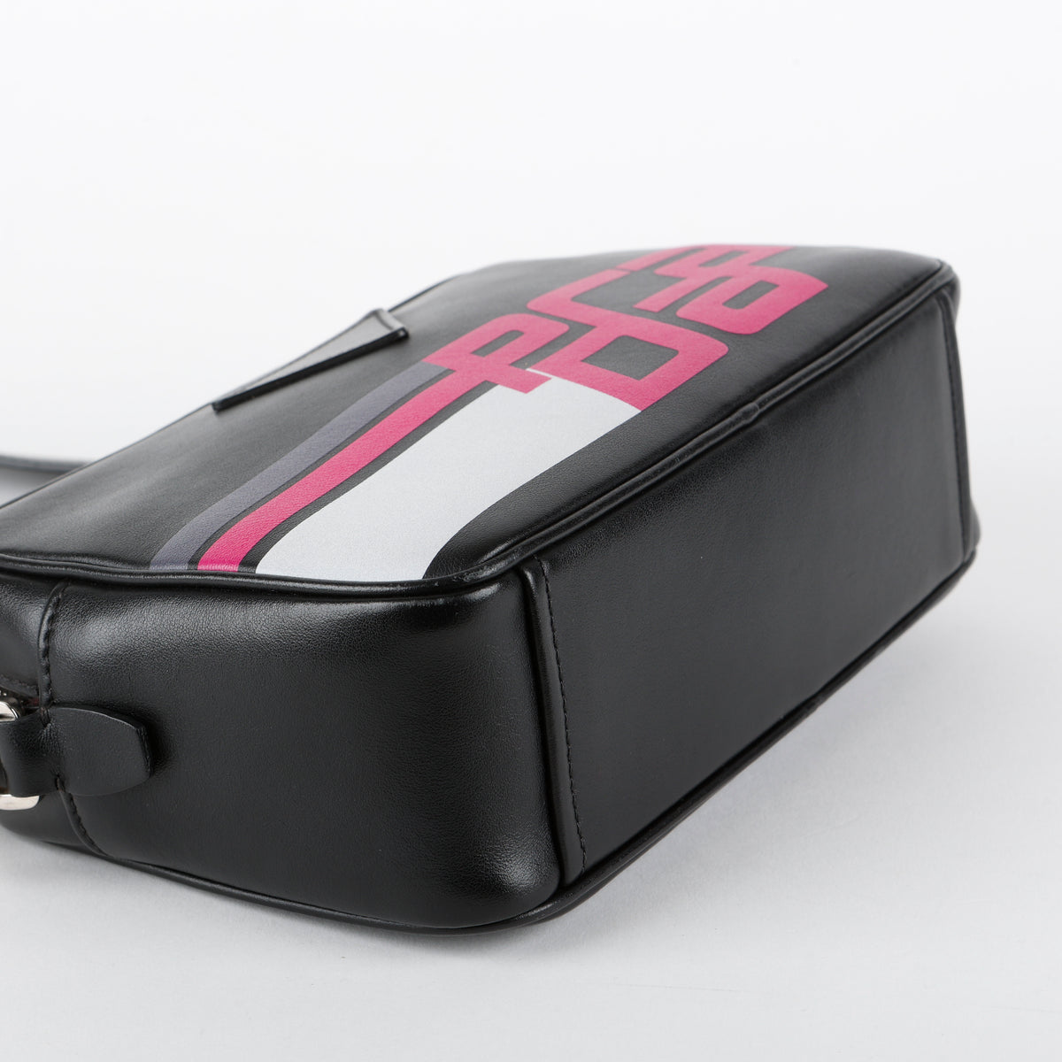 City Calf Racing Bandoliera Bag, Black