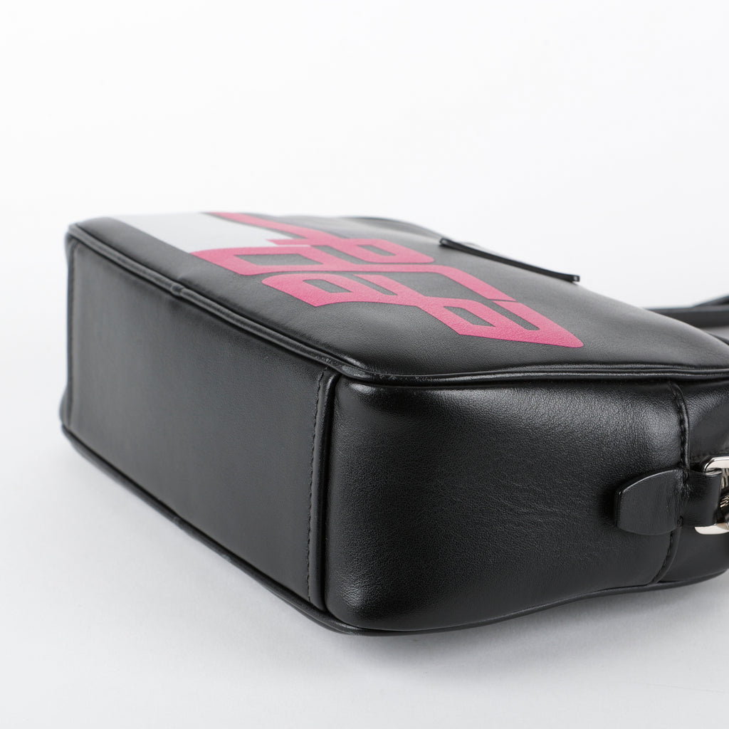 City Calf Racing Bandoliera Bag, Black