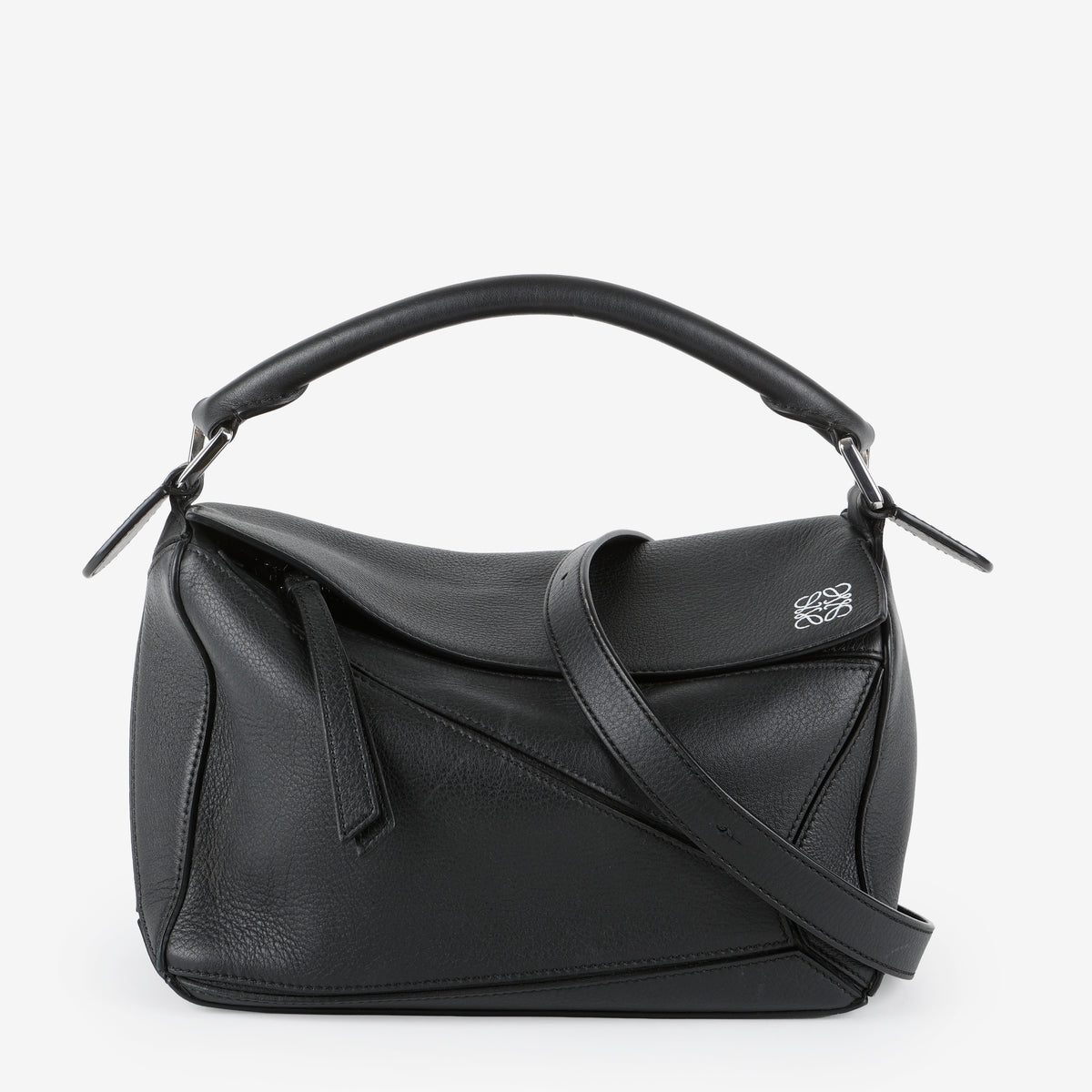 Small Puzzle, Black Calfskin
