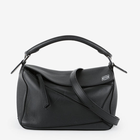 Small Puzzle, Black Calfskin