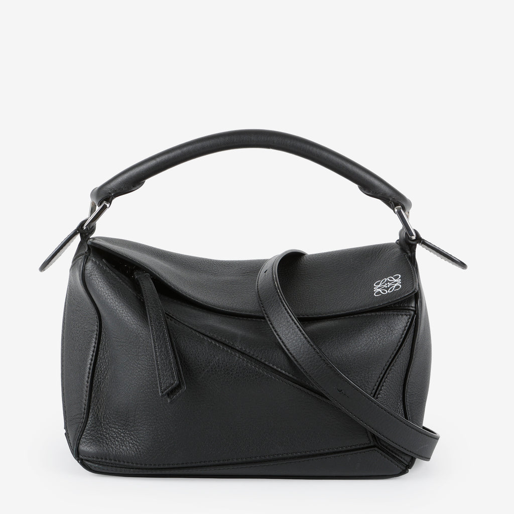 Small Puzzle, Black Calfskin