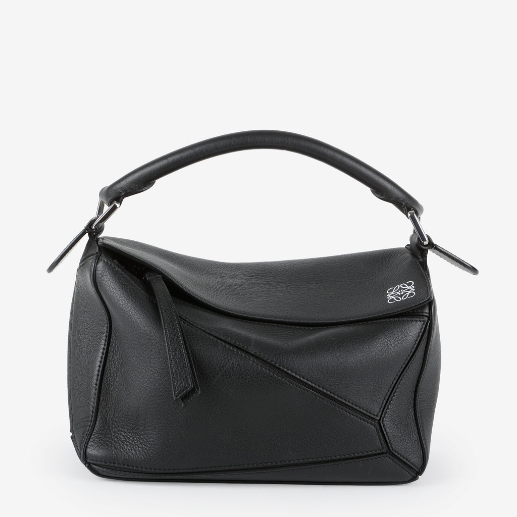 Small Puzzle, Black Calfskin