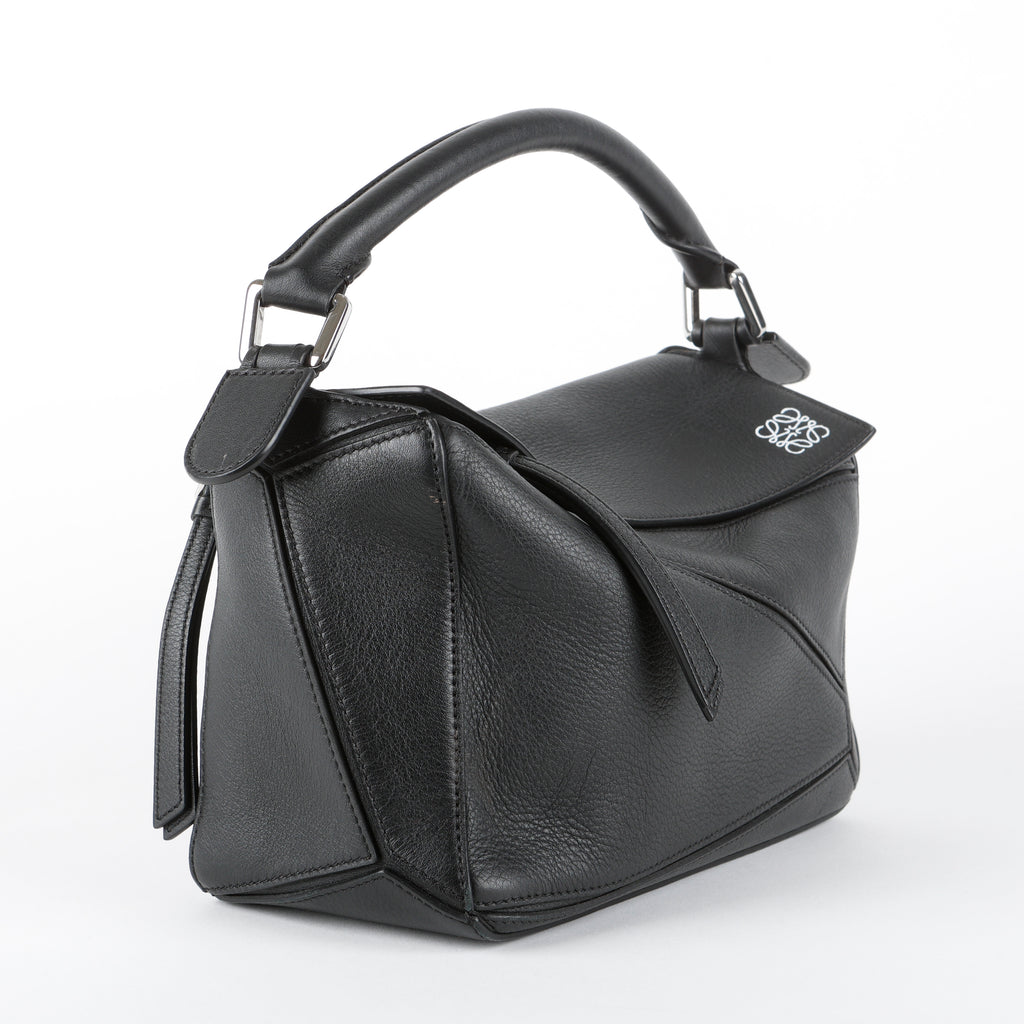 Small Puzzle, Black Calfskin