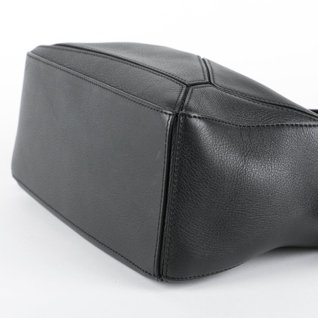 Small Puzzle, Black Calfskin