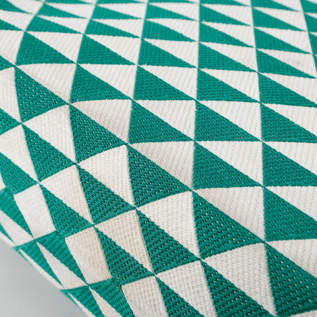 Medium Symbole Shopper, Green/Cream