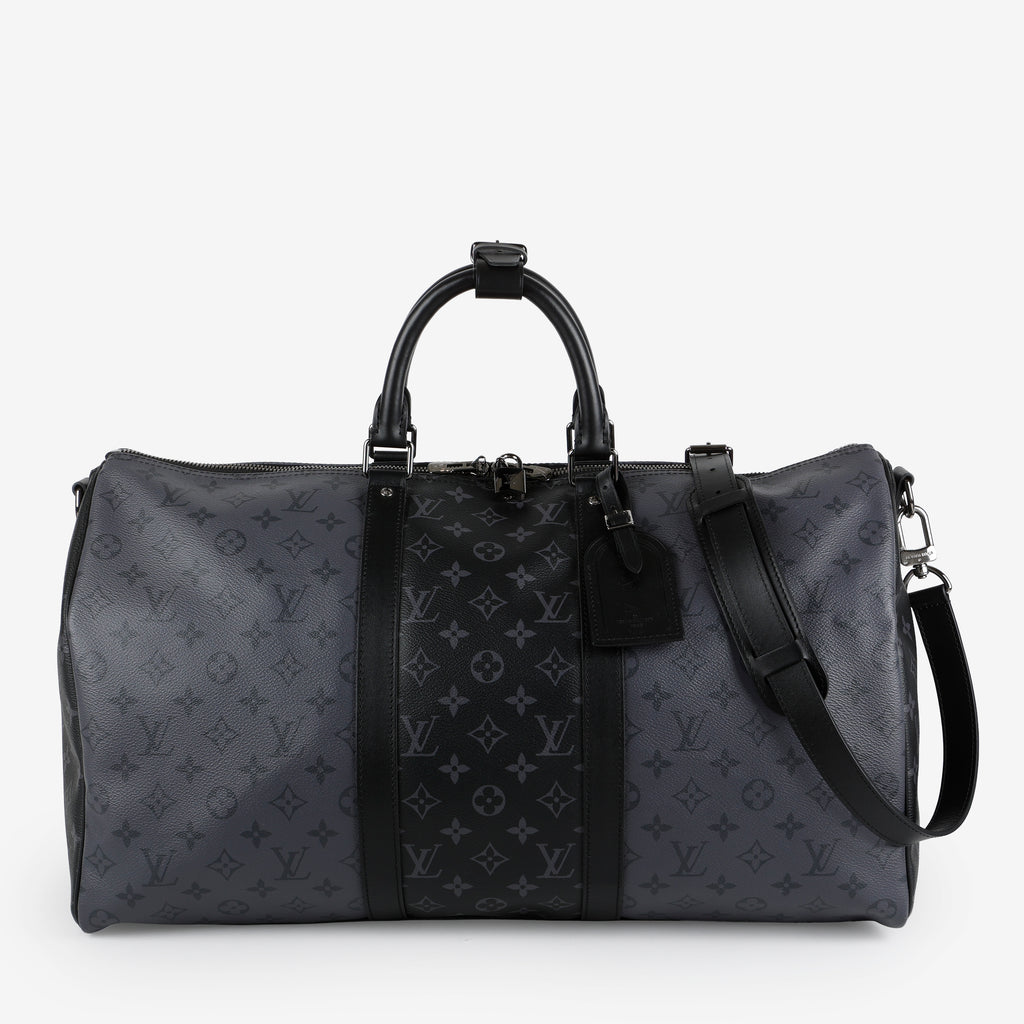 Keepall 50 Bandouliere, Monogram Eclipse